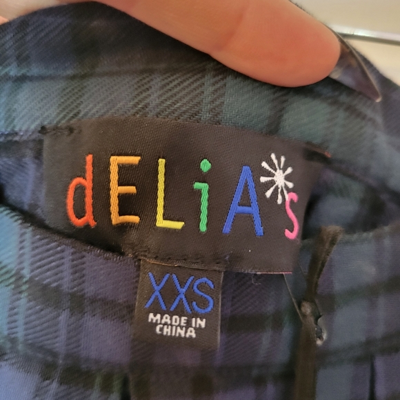 dELiA*s High School Hexes Plaid Pleated Skirt - Picture 6 of 6